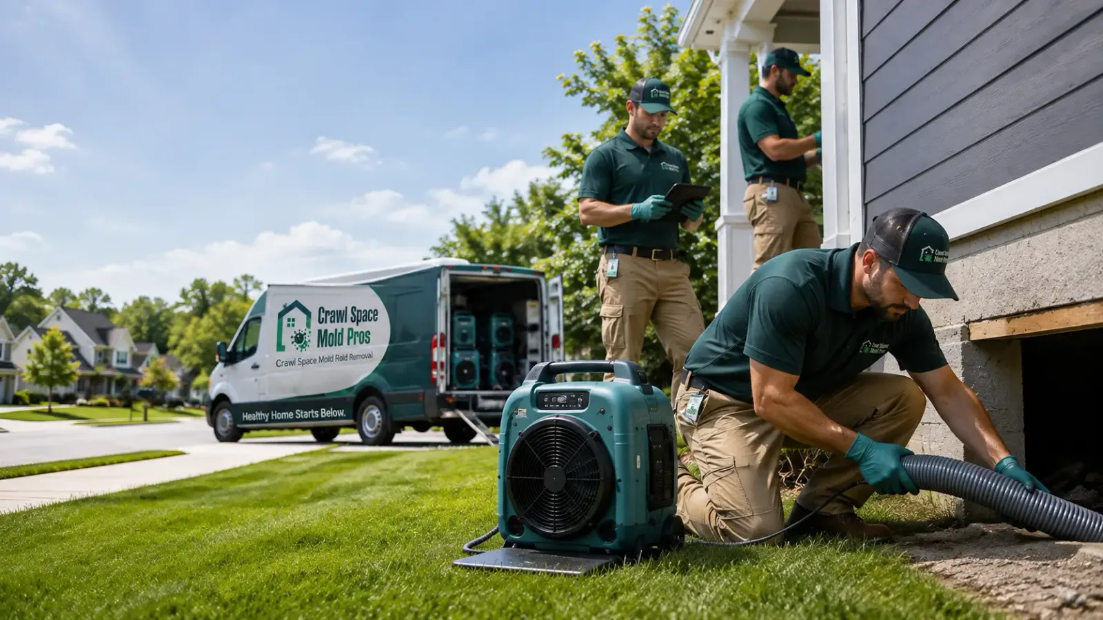 Crawl Space Mold Removal in Moorestown, NJ